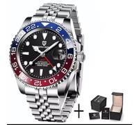 Orologio Pagani Design PD-1662 GMT Nero Automatico Uomo Acciaio Jubilee V2