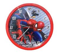 Orologio parete analogico Spiderman Marvel per bambini 25 cm per cameretta stanza dei giochi