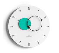 Orologio Parete Decorativo Orologio da parete rotondo facile leggere numeri grandi semplice silenzioso senza ticchettio a batteria per l'aula scolastica del Ministero degli Interni Orologios Muro(B)