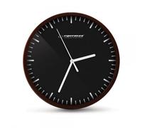 Orologio Parete Esperanza Budapest Nero 20cm Quarzo Silenzioso Plastica Premium
