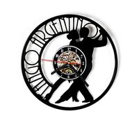 Orologio parete muro vinile TANGO ARGENTINO per scuola di ballo milonga palestra