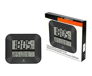 Orologio Parete Radiocontrollato colore Grigio Lowell JD9906