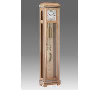 Orologio Pendolo Colonna Ottone Legno Frassino Massello Nuovo Made in Italy b
