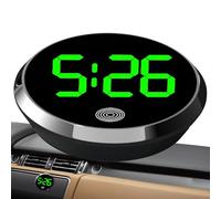 Orologio Per Auto Con Controllo Touch - Display A LED Compatto Portatile, Facile Da Leggere, Versatile Per L'uso Su Cruscotto, Camper, Frigorifero, Casa, Ufficio O Classe, Elegante E Pratico |