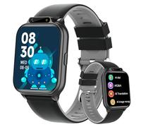 Orologio per bambini da 4,7 cm, AI(traduzione/domande e risposte/riconoscimento immagini) smartwatch con frequenza cardiaca, monitoraggio del sonno, contapassi video musicale, senza app/telefono