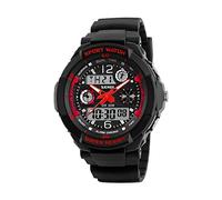 Orologio per bambini, orologio per ragazzi per 6-15 anni, orologio da polso analogico impermeabile per sport all'aria aperta multifunzione digitale con allarme luminoso LED e data del calendario,