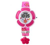 Orologio per bambini SKMEI Flowers - Rosa