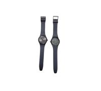 OROLOGIO PER DETENUTO, DIETRO TRASPARENTE QUADRANTE CON NUMERI IDONEO CARCERE VARI COLORI NERO BIANCO ROSSO BLU ETC AMMESSO PENITENZIARIO, 1 pz (GRIGIO)