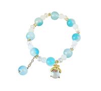 Orologio per Lui Braccialetto Studente Lucciola Bracciale Pendente Braccialetto di Perline Dolce Temperamento Boudoir Gioielli a Mano, Misura unica, Cristallo artificiale, Nessuna pietra preziosa