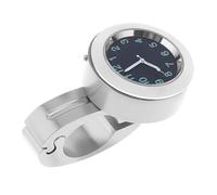 Orologio per manubrio - orologio motociclistico acciaio inossidabile, orolo gio impermeabile resistente agli urti, accessorio per supporto a barra compatta | Orolog io da ciclismo, orolo