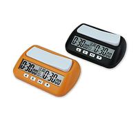 Orologio per scacchi, timer per gare di scacchi multiuso per scacchi GO International ABS nero YS902