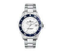 Philip Watch Orologio Uomo in Acciaio, Tempo, Data, Analogico, 42 mm, Collezione CARIBE SPORT, Regalo Papà - R8253597121