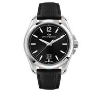 Orologio Philip Watch Uomo Amalfi R8251218001 Cassa Acciaio Pelle Nero + Data