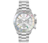 Philipp Plein Pwsba0123 38.50mm 5atm Quartz Analogical Woman Watch Argento Donna