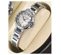 OROLOGIO POLSO UOMO DONNA LONGBO 80771 QUARZO CALENDARIO IMPERMEABILE SILVER BLU