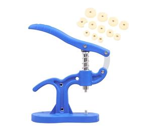 Orologio Pressing Tool, Professional Back Case Press Set, Watch Press Tool, Watch Repair Kit, 12 pezzi Fitting Dies, Anti-Slip Metal Watch Tool, Watch Repair Tool Kit, Watch Case Press Tool, Watch