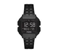 Orologio PUMA REMIX P5053 Bracciale Acciaio Nero Digitale Chrono Dual Time