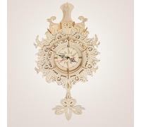 Orologio puzzle in legno 3D Regalo di artigianato in legno tagliato al laser