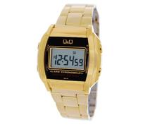 Orologio Q & Q LCD Uomo Crono Allarme Water Resist 30 metri colore dore