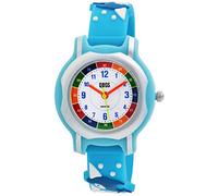 Orologio QBOS Dolphin, cinturino in silicone laguna blu