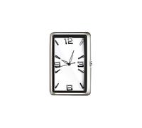 Orologio quadrato per auto da cruscotto, orologio da cruscotto auto auto Air Vent Clip orologi al quarzo universale tasca mini stick on orologio decorazione auto orologio auto auto orologio orologio