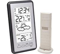 La Crosse Technology WS9130IT-S-MEG - Stazione metereologica con Temperatura Interna/Esterna, Colore: Grigio Metallizzato