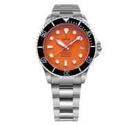 Orologio Ratio FreeDiver automatico subacqueo arancione 200M RTF045 da uomo