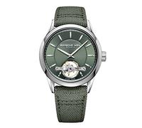 Orologio Raymond Weil Freelancer Uomo 2780 -STC-52001 - Tondo - Meccanico con rimontaggio automatico e bilanciere Visibile - verde - Diametro 42 mm