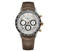 Orologio Raymond Weil Freelancer Uomo - 7741 -S51-65021 - Rotondo - Cronografo meccanico con carica automatica - argento - Diametro 44 mm - Cinturino