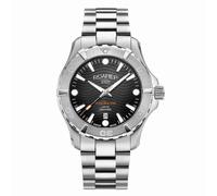 Roamer Deep Sea 200 - Orologio analogico da uomo, con quadrante nero, 860833 41 55 70, nero, Classico