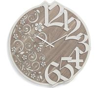 Orologio rotondo 30 cm da parete in legno laminato NATURE2 TRS