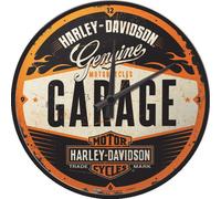 Orologio rotondo 30 cm decorato da muro Harley Davidson genuine garage