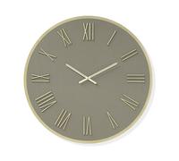 Orologio rotondo LAZARUS in Laminam Ardesia con dettagli Oro 60 cm