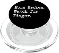 Orologio rotto in corno per citazioni divertenti PopSockets PopGrip per MagSafe
