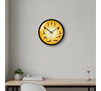 Orologio Saluto Al Sole Design Creativo Orologio Tema Stretching Installazione