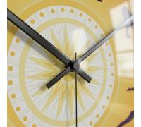 Orologio Saluto Al Sole Design Creativo Orologio Tema Stretching Installazione