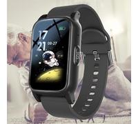Orologio Salvavita Anziani Smart Watch Rilevamento Cadute Orologio Intelligente con Pulsante SOS Panico Anti-Perso IP67 Impermeabile per Demenza AlzheimerBlack,One Size
