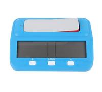 Orologio scacchi con funzioni di ricompensa e ritardo, orologio digitale per scacchi, timer a conto alla rovescia e a conto alla crescita con memoria della sveglia e display LCD, (Blu)