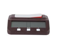 Orologio scacchi con funzioni di ricompensa e ritardo, orologio digitale per scacchi, timer a conto alla rovescia e a conto alla crescita con memoria della sveglia e display LCD, (Vino Rosso)