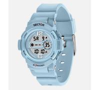 Orologio SECTOR EX-16 Digitale Unisex ref. R3251525003 in silicone Celeste 40mm