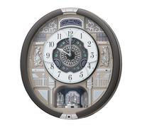 Orologio Seiko Mechanical Clock Wave Symphony Grigio Metallizzato Quarzo RE60...