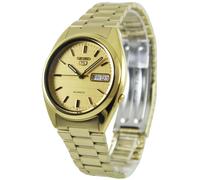 Seiko 5 orologio Uomo Analogico Automatico con cinturino in Acciaio INOX placcato SNXL72K1