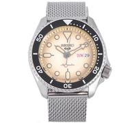 OROLOGIO SEIKO UOMO SKX 5 SPORTS AUTO SRPE75K1 QUADRANTE CREMA - GARANZIA - P...
