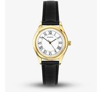 Orologio Sekonda da donna Evans con cinturino in pelle nera placcato oro 40686
