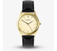 Orologio Sekonda Evans quadrante oro cinturino in pelle nera 30253