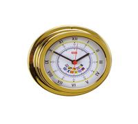 Orologio SERIE ANTARES d.150mm ottone lucido CON BANDIERINE