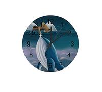 Orologio silenzioso Orologio da parete 12"Balena senza ticchettio Nuvole Cielo Mare Dormire Baby Dog Orologio a batteria Creativo Decorazioni per la casa alla moda per cucina Ufficio Scuola Soggiorno