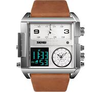 Orologio SKMEI HE-23781 - Marrone / Argento