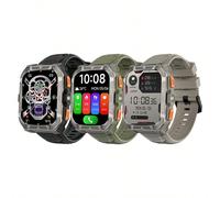 Orologio smart Blackview W80 Pro, versione globale, schermo touch da 1,91" grande, GPS integrato, Bluetooth dual-mode, assistente vocale intelligente, monitoraggio avanzato della salute, informazioni