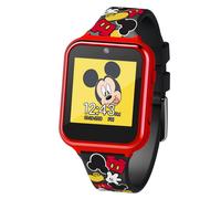 Orologio Smart Disney Mickey Mouse Rosso Nero per Bambini - Giochi Educativi, Fotocamera, Touchscreen